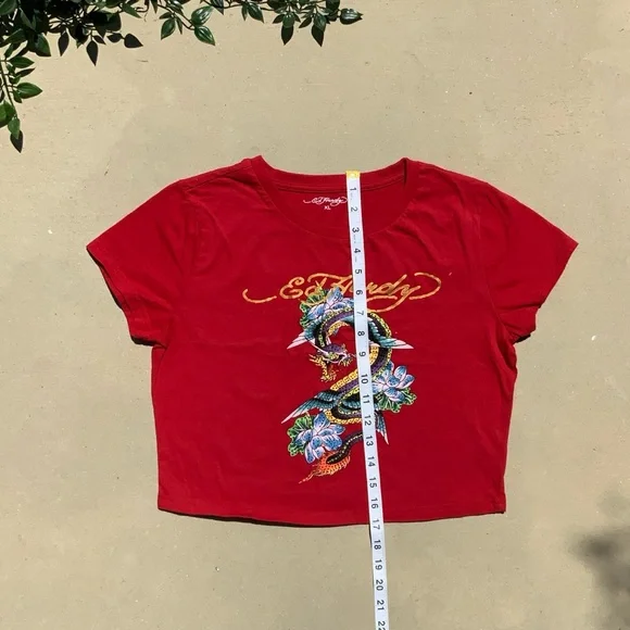 y2k Ed Hardy cropped top - Picture 3 of 4